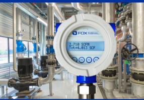 Fox Thermal flow meters can be configured for high accuracy in emissions monitoring applications
